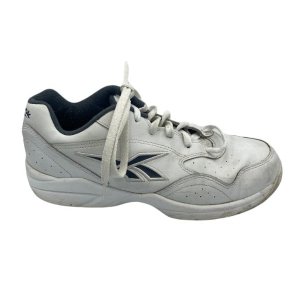 Reebok Classic RA-804 Men's 9.5 Casual Shoes White Leather Lace-Up Sneakers